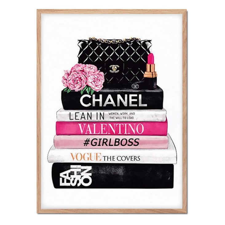 Framed Coco Chanel print - -  Affiche chanel, Affiche de mode, Idée déco  cadre photo
