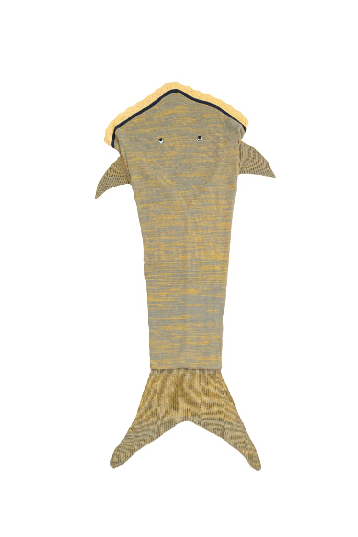 Manta Tiburón gris 70X140 cm (SIZE M) MONTESSORI