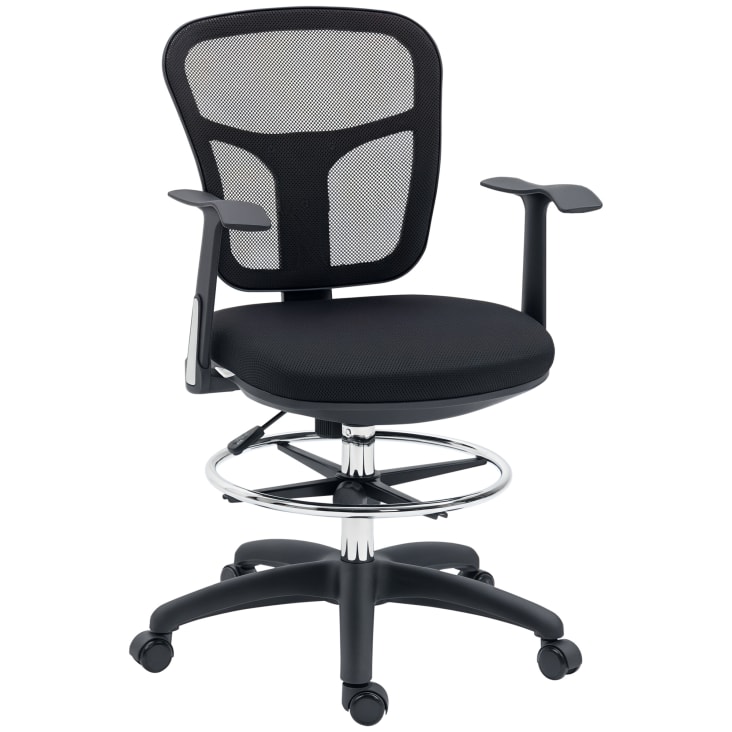 Silla de escritorio 59x59x115 cm negro