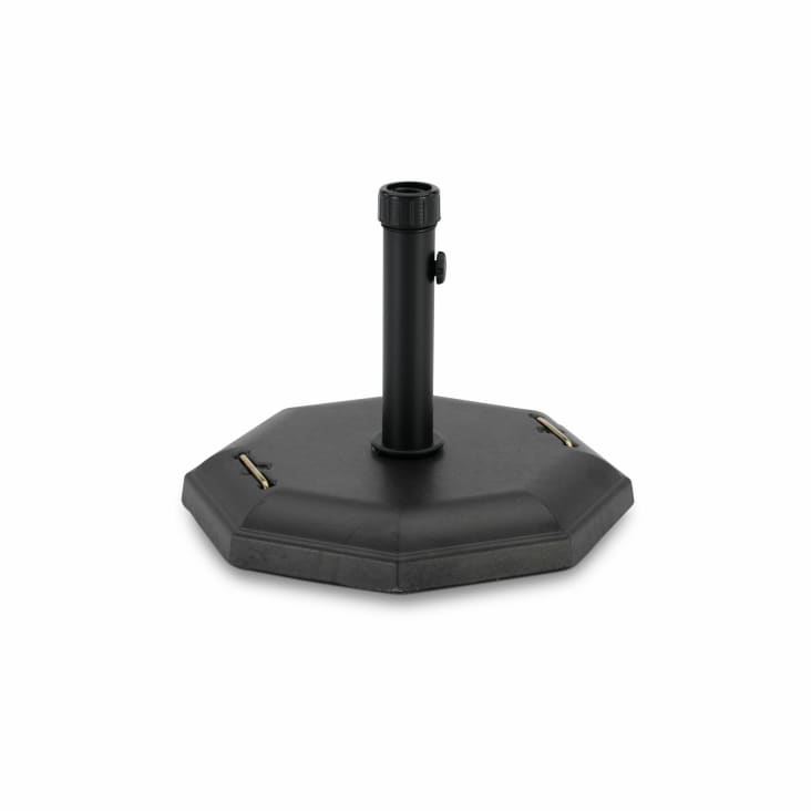 Base de parasol acero negro octagonal 27kg Kilo Maisons du Monde