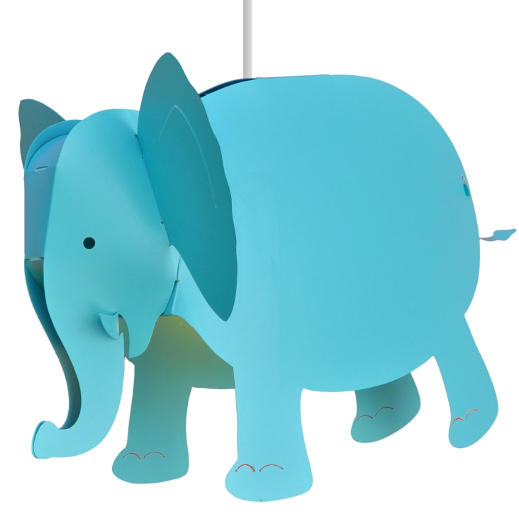 Lampada a sospensione per bambini Elefante Turchese 33 cm