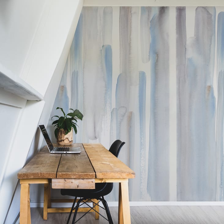 Papier peint panoramique riviera bleu 150x250cm