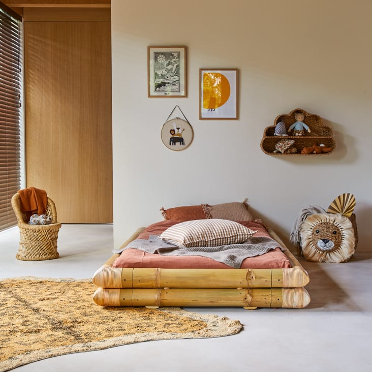 Futón infantil cama de bambú 90x190 BALYSS | Maisons Monde