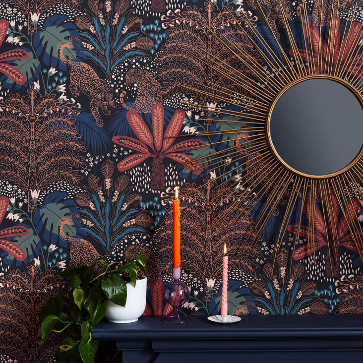 carta da parati Savannah terra marrone 1005x52cm Tropical | Maisons du