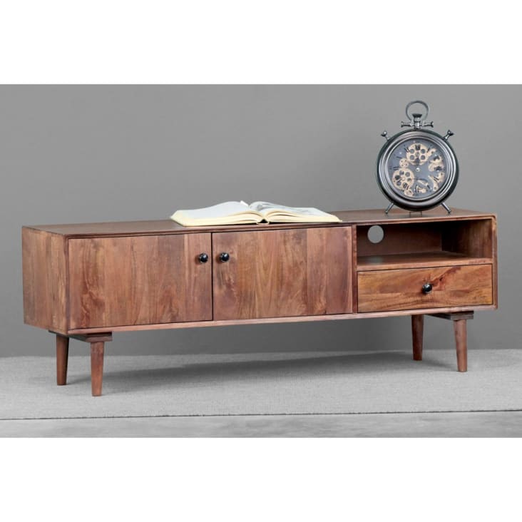 Mobile TV vintage in legno di mango massello SOFT RETRÒ Maisons du Monde