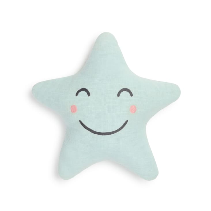 Cojín infantil estrella azul 390x390 mm