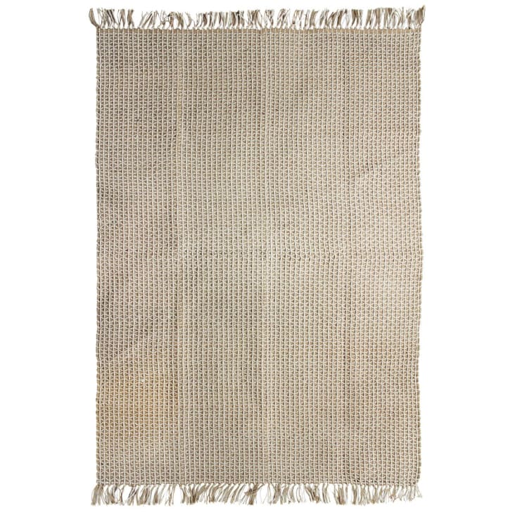 Tapis en jute et coton naturel 160x230 Indi | Maisons du Monde