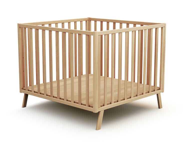 Umwandelbarer Laufstall Baby Holz Buche Lackiert 100 x 100 cm Confort Maisons du Monde