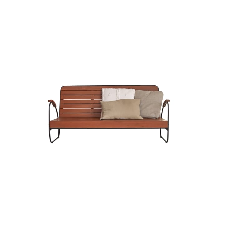 Cuscino Per Panca Da Giardino 2 Posti – Morbido, Spessore 8 Cm, In Cotone E Poliestere, Antiscivolo, Adatto Per Panca In Metallo O Legno, Resistente Ai Raggi UV - 2