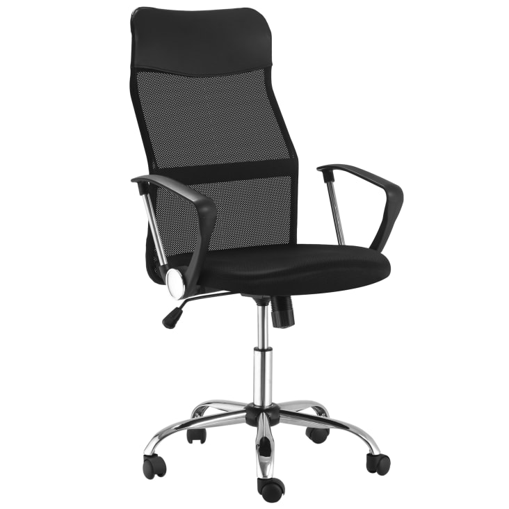 Chaise de bureau rotative sur roulettes assise fauteuil