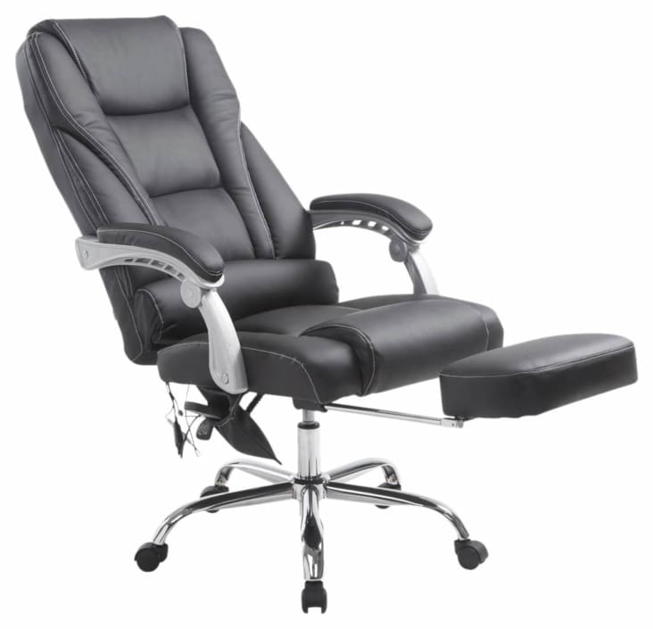 VINSETTO Vinsetto Chaise de bureau tissu fauteuil bureau massant