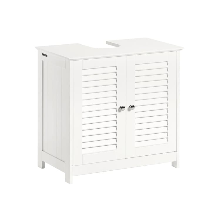 Meuble sous lavabo 2 portes en acacia - Gamm vert