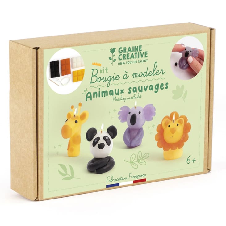 Kit DIY Bougies d'anniversaire - Koala - 2 pcs - Kit bougies - Creavea
