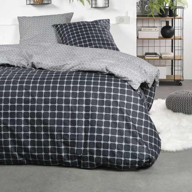 Parure De Lit 220x240 Cm Thème Musique - Housse De Couette Microfibre + 2 Taies 65x65 Cm - Design Guitare, Pour Adulte Et Ado