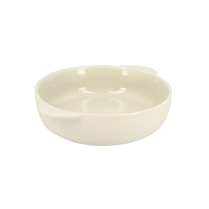 Plat à four rond en grès beige Octave Maisons du Monde