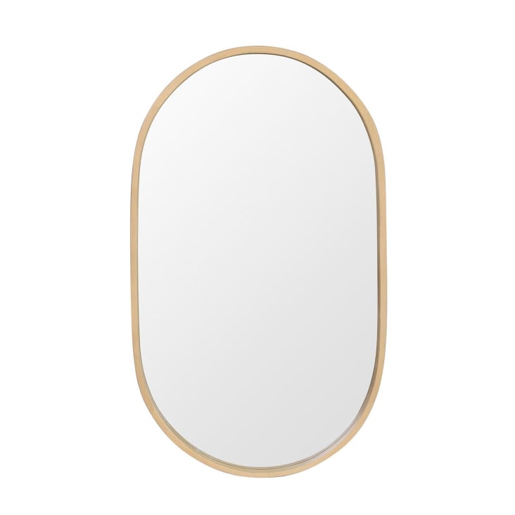 Maisons du Monde Miroir Ovale Rose 40X55