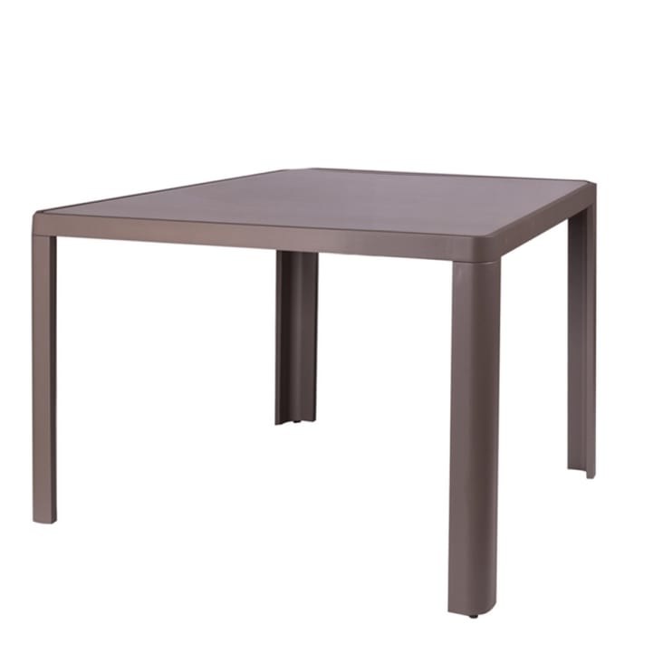 Mesa de comedor de cristal para patio, mesa de comedor extensible de  aluminio para exteriores, mesa rectangular de bistró, muebles de exterior,  mesa
