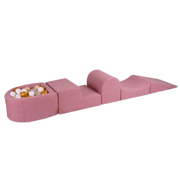 Parcours Motricité Bébé 15 Pièces En Mousse + Piscine à Balles - AIYAPLAY Soft Play Climber Multicolore - Dès 18 Mois