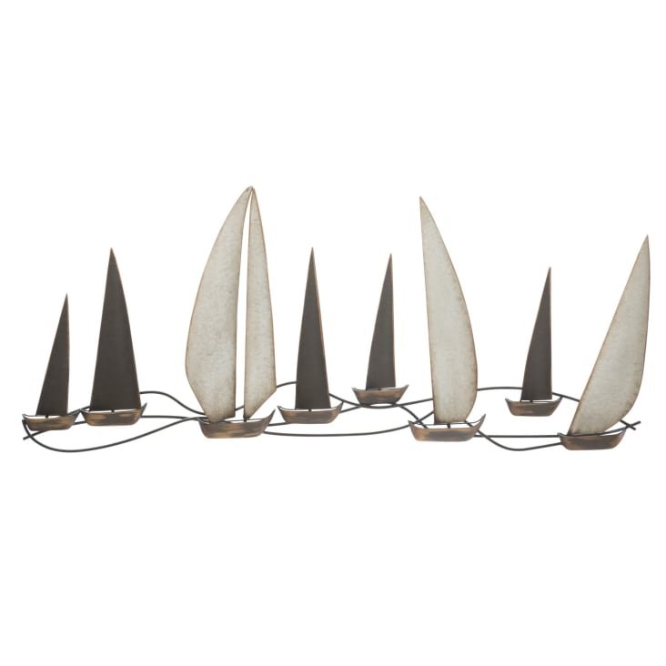 Dipinto su tela Barche In Baia, multicolore 120 x 60 cm | Leroy Merlin