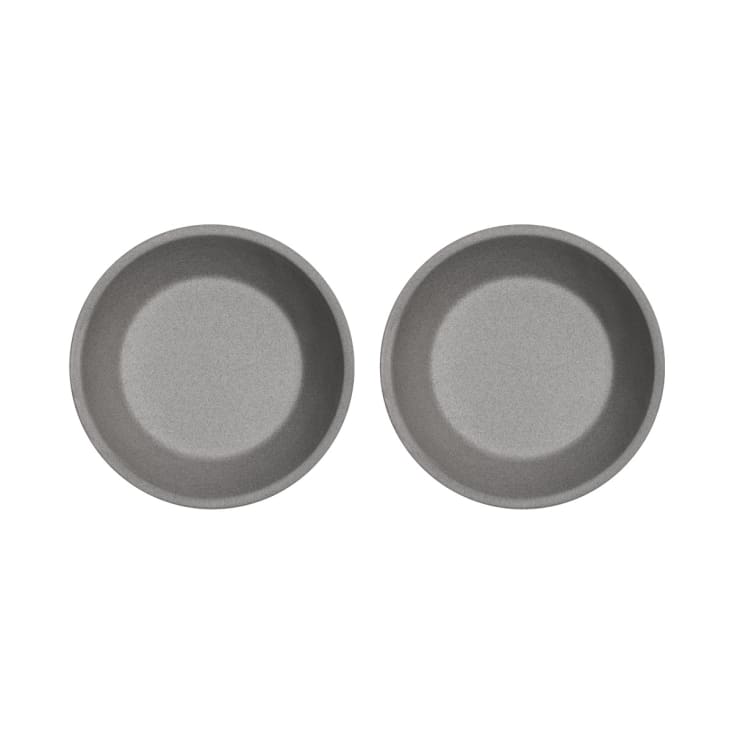 Set 2 Bols Bébé Ventouse Inox + 2 Cuillères - Antidérapant Sans BPA - Base Silicone Sûre 12x9cm