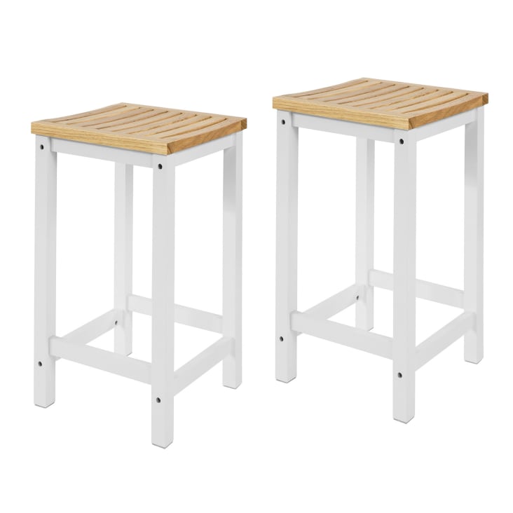 Opliy Lot De 2 Tabourets De Camping Pliables - 34 Cm - Supporte 145 Kg - Sac De Transport Inclus