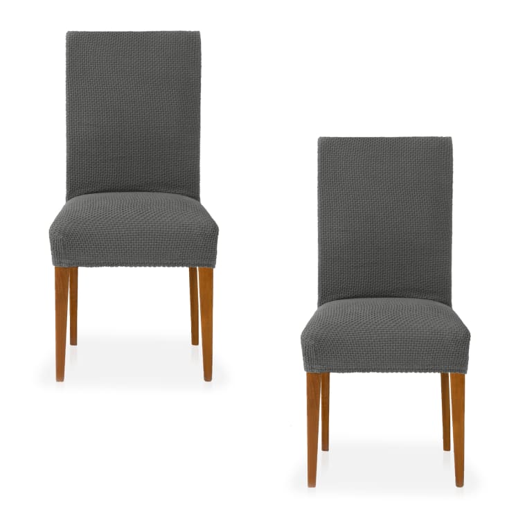 Pack de 6 fundas sillas diseño azul en oferta - Todo fundas y textiles