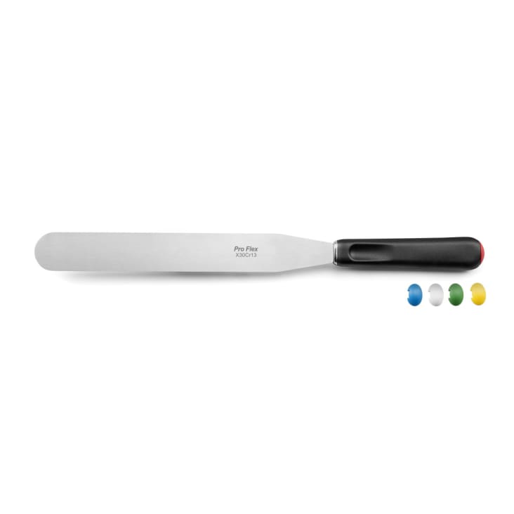 Pfannenwender 25 cm aus Edelstahl X30CR13, Schwarz Pro flex | Maisons ...