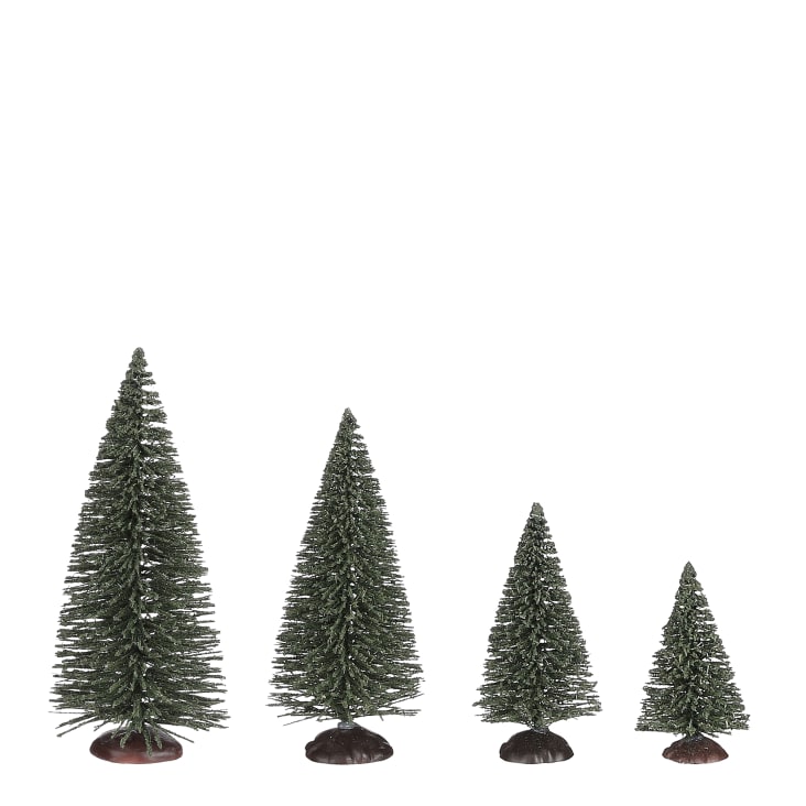 Lotto di 21 - Villaggio di Natale miniatura alberi Luville originals