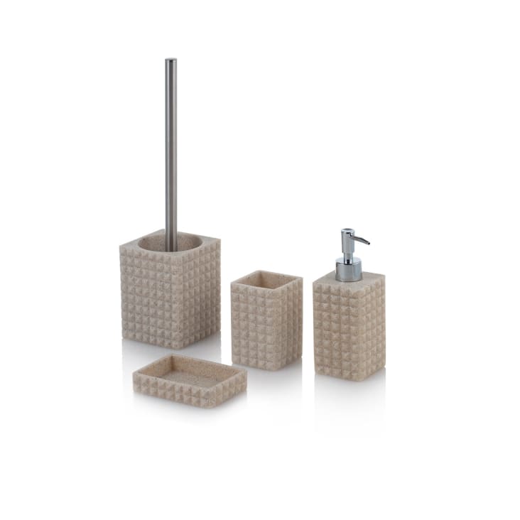 Nicoli minos vase carré pack de 3 pièces 25+40+60 cm vase en résine