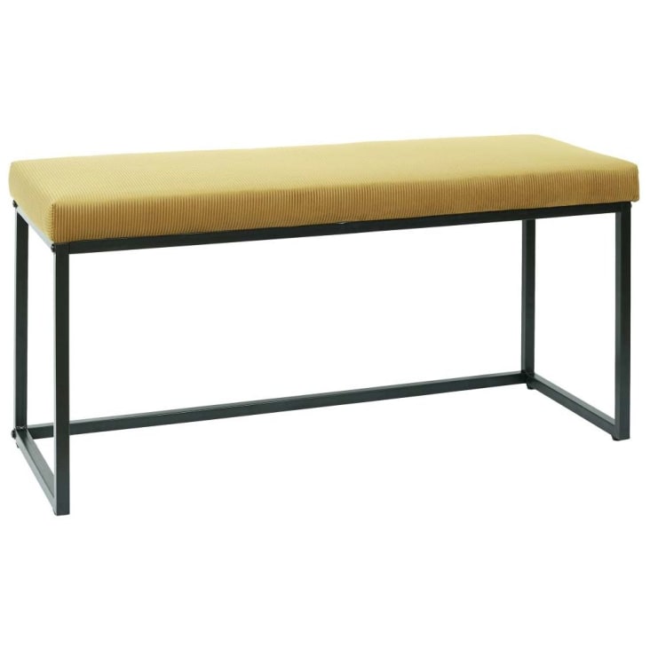 COFFRE BANC PLIABLE RETRO MOUTARDE - La Chaise Longue