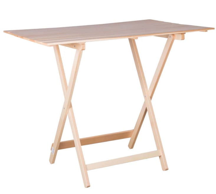 Tavolo da giardino pieghevole salvaspazio 60x80 in legno marrone PIC-NIC