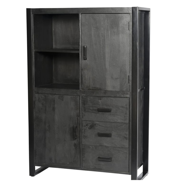 Ensemble de 3 meubles muraux Switch buffet II - Gris et beige