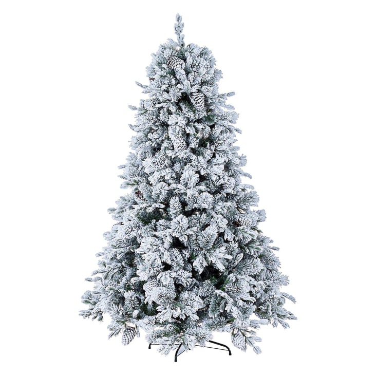Albero di Natale in PVC con sacco in juta e pigne per decorazioni natalizie  h 40 cm / Default Title