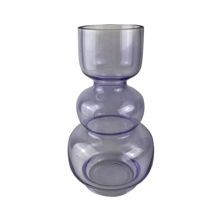 Vase en forme de verre sur pied - D 23 x H 26 cm - Verre