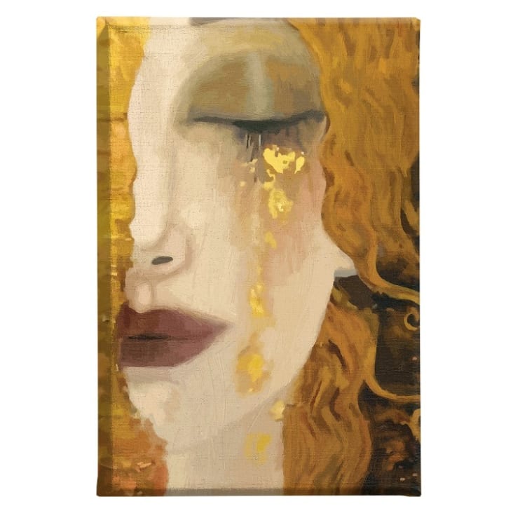 Klimt Il Bacio - Quadro Stampa su Tela, Poster, Tavola