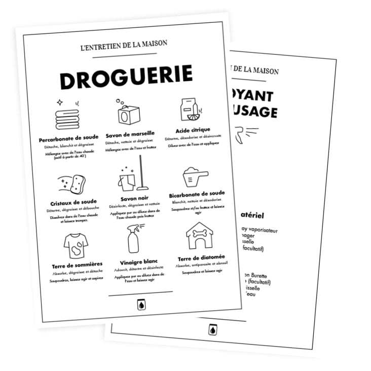 Panodia Boîte de 500 pastilles adhésives Double-Face - Marque française :  : Cuisine et Maison