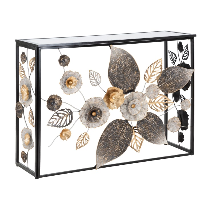 Console D'entrée Métal Noir Maryanne 80cm Par Paris Prix (Neuf, 136564)