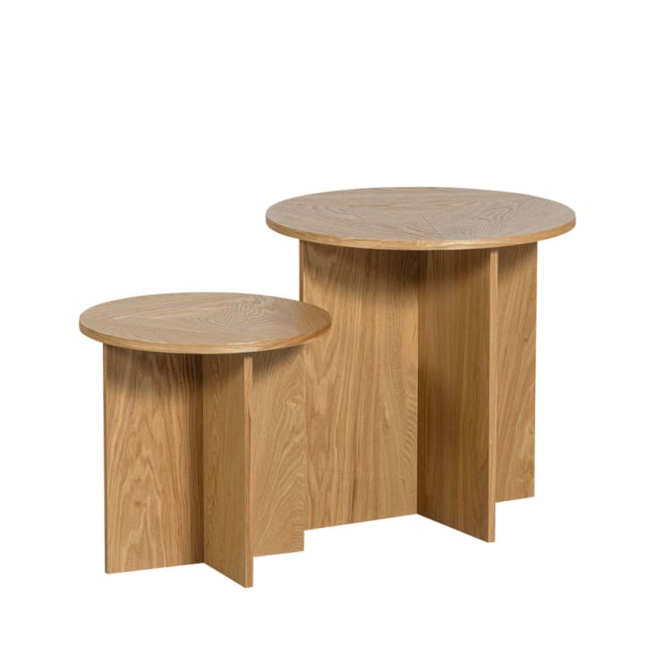 Lot de 2 tables d'appoint