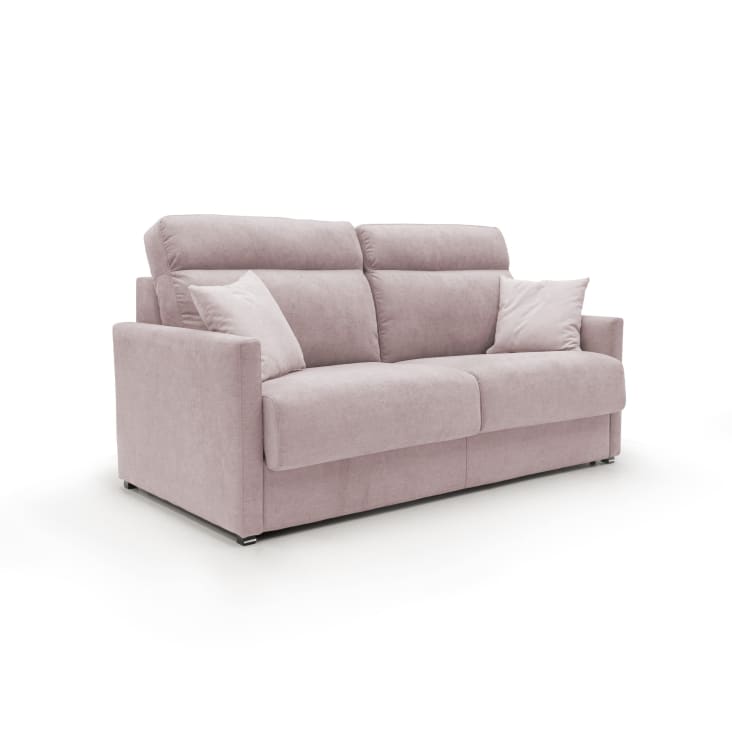 Canapé-lit Convertible Double Chris - 3 Places - Tissu Imperméable - Mécanisme Facile - Fabriqué En Italie - 166 à 206 Cm - 14