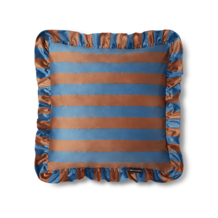 Blu Federe Cuscino Letto 55x55, Velluto Cuscini per Divano