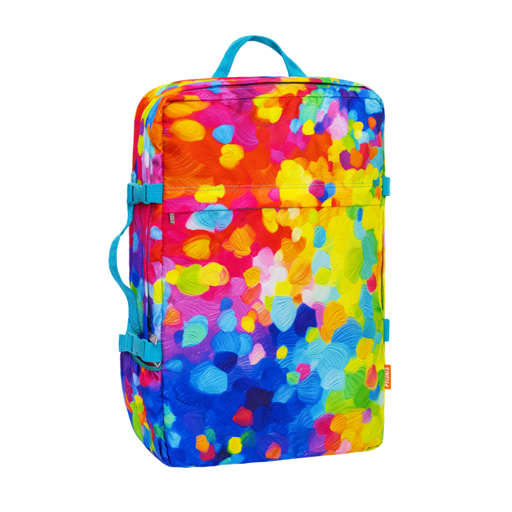 Sutoriku Zaino Running PLUS 32 Litri - Multicolore, USB, Impermeabile, 3 Scomparti - 34x46 Cm