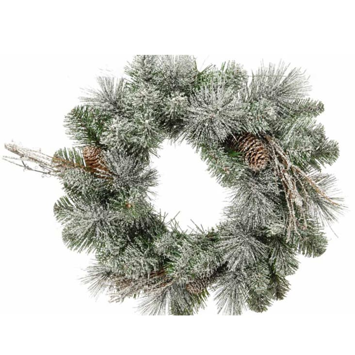 Ghirlanda Fiori Per Porta Primaverile - Decorazione Floreale Per Matrimoni, Casa, 40x43 Cm - Foto 2