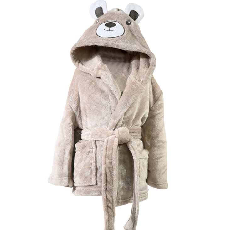 Peignoir Naruto Enfant Garçon 7-15 Ans - Polaire Chaude Avec Capuche Et Ceinture - Licence Officielle - Cadeau Manga
