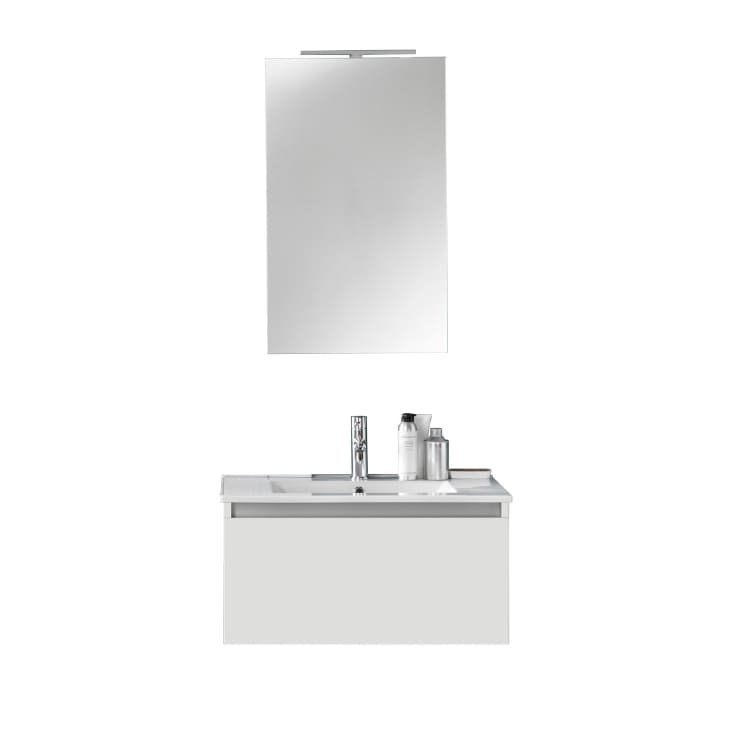 Mango Mobile bagno 80x45 due cassetti soft close con lavabo in