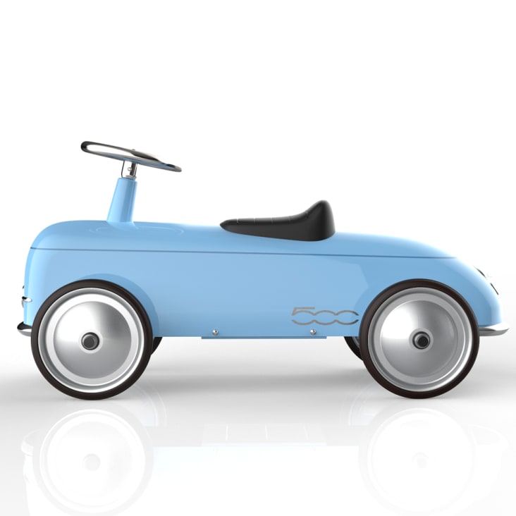 Porteur voiture Bleu pétrole Vintage Vilac métal - Porteur enfant