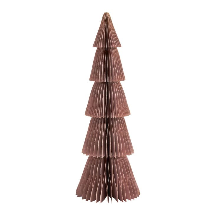 Sapin en papier pliable - Rose