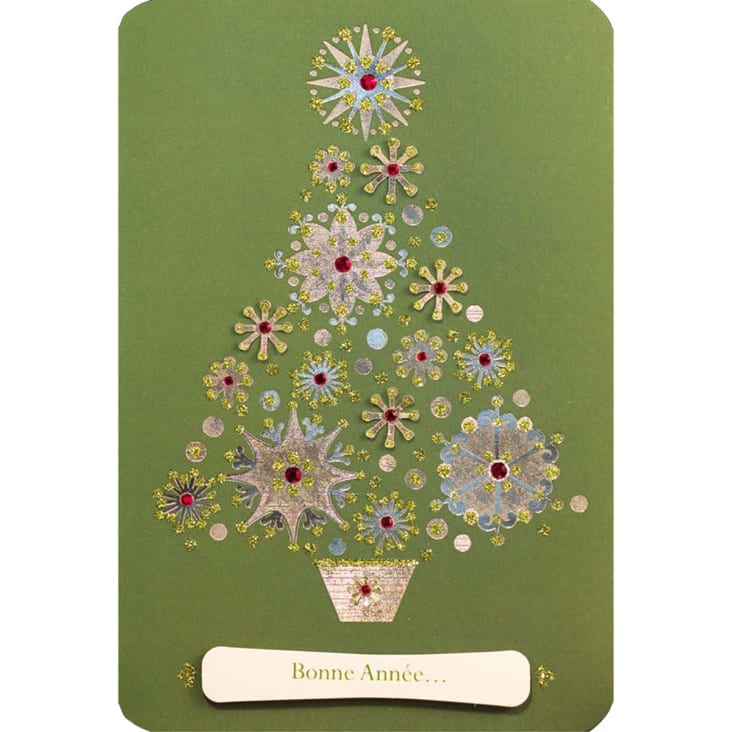Maquette De Carte De Voeux De Noël Avec Enveloppe Grise Et Branche De Sapin  Vert Frais