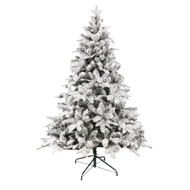 Albero di Natale innevato LED 180 cm BRISCO 