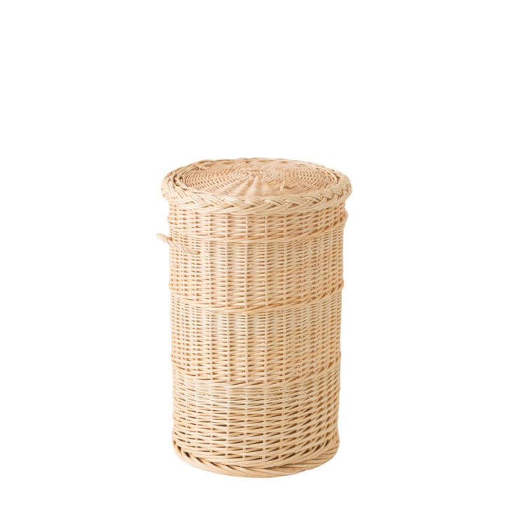 Panier À Linge Blanc Osier | Panier à Linge