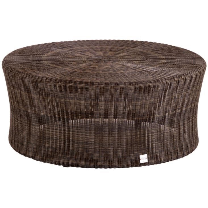 Table Basse De Jardin En R Sine Marron D Biblos Maisons Du Monde